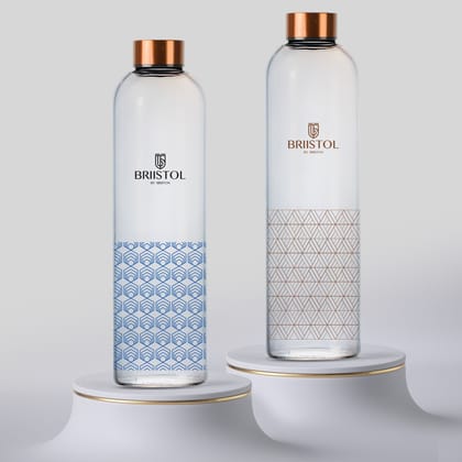 Dove | BGL 1063 | Set of 2 | 1000 ml-Blue & White