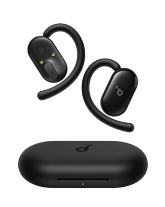 soundcore V20I by Anker Open Ear Headphones, Adjustable Ear Hooks, Ultra-Comfort, Snug Fit, 16Mm Drivers, 4 Mics, IP55, LED Lights, 36H Playtime, Fast Charging,Bluetooth 5.4, Multipoint Connection soundcore V20I by Anker Open Ear Headphones, Adjustable E