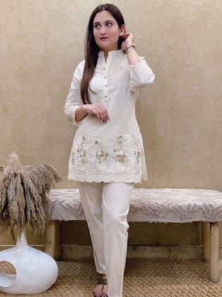 Embroidered Ethnic Co-ord Set-S