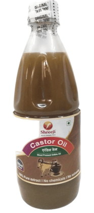 Shreeji Oils Castor Wood Pressed Edible Oil, 500 ml