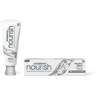 Sensodyne Nourish Healthy White Toothpaste, Protects  Whitens Teeth, 75ml