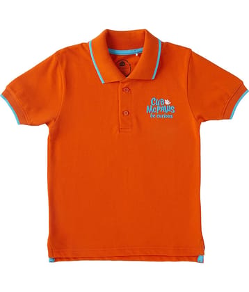Cub Mcpaws Pack of 1 Boys Cotton Blend T-Shirt ( Orange )
