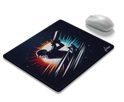 Flixx Computer Laptop Non-Slip Rubber Mousepad (3 mm ) Powershot-Pack of 1