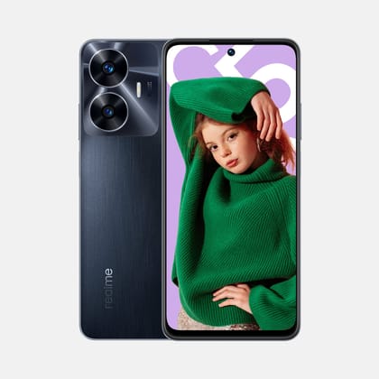 (Refurbished) realme C55 (Rainy Night, 4GB RAM 64GB Storage)