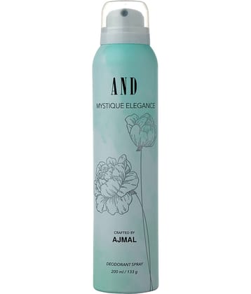 AND Mystique Elegance Deodorant 200ml Gift For Women Longlasting Crafted by Ajmal Pack of 1
