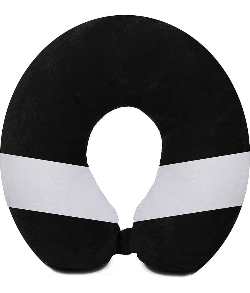 JUZZII Black Neck Pillow ( Pack of 1 )