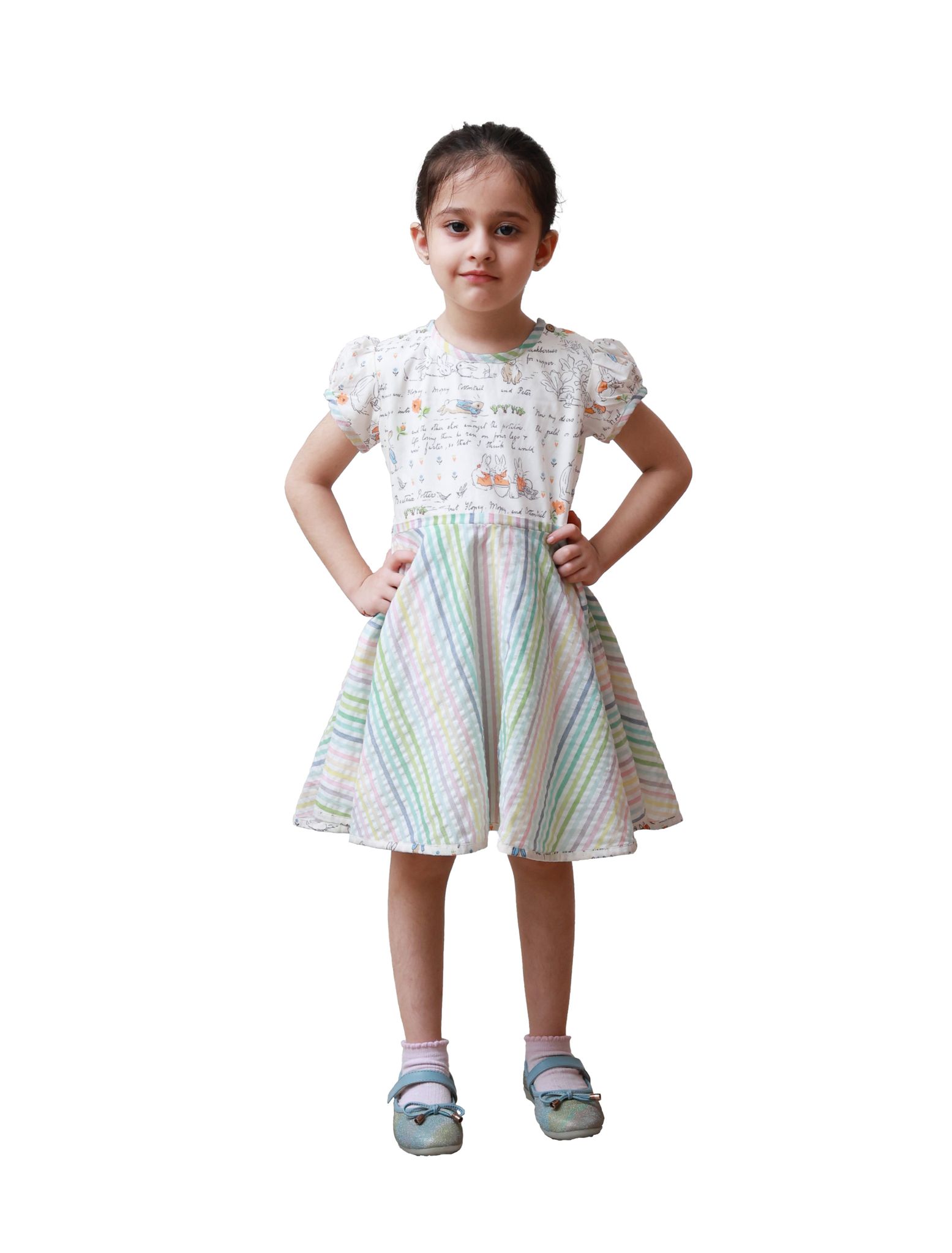DE CHEVALERiE en Rouge -Tulip Juliet Frock - Pastels 6- 7 Years