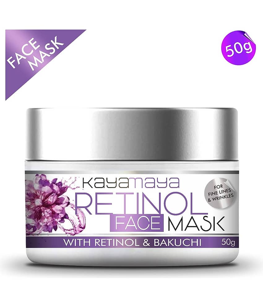 Retinol Face Mask for Glowing Skin, Anti Aging with Retinol and Bakuchi for Fine Lines & Wrinkles