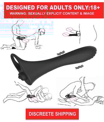 Dual Penetration Vibrating Dildo Cock Ring Penis Enhancer 10 Speed Anal Vibrator For Couples Sex Toy for Man toys for adults 18