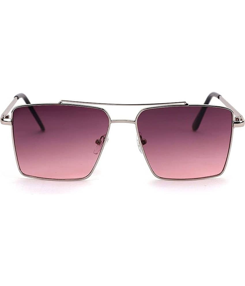 Lootnixx Silver Square Sunglasses ( Pack of 1 )