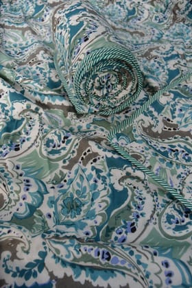Paisley Mul Mul Dohar: Jaipur Print, Lightweight Comfort Single (Pair)