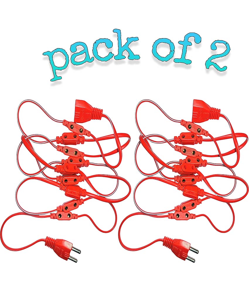 Spark World Red Others String Light ( Pack of 2 )