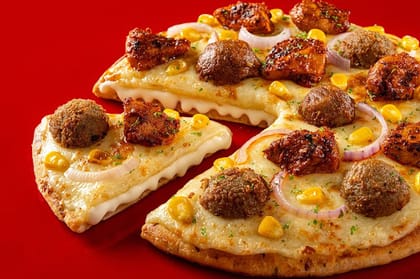 Double Cheese Double Chicken Feast Medium Pizza