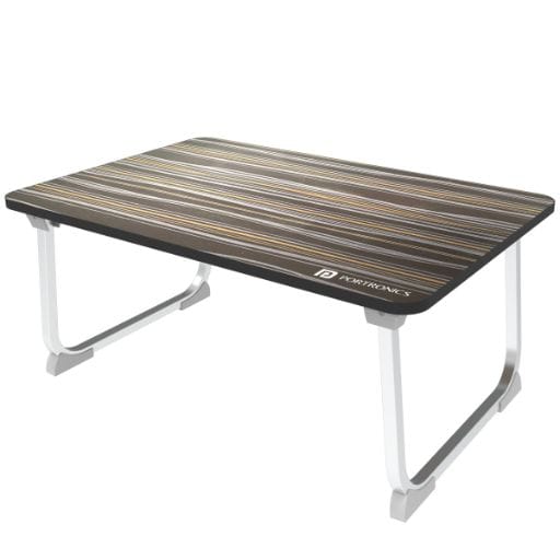 Portronics My Buddy J PortableFoldable Laptop Table (Black)