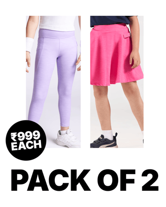 2-Pack Active Dry-Fit Leggings & Power Play Skorts Pack-4-5 Y