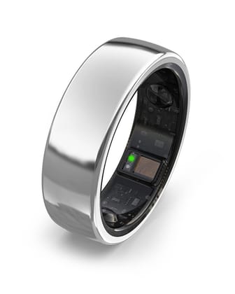aabo Ring, Health & Fitness Tracker Smart Ring, Advanced Sleep Monitoring, Stress & Activity Tracking, Titanium, IP68 Waterproof (Wireless Charging, Stellar Silver, 6) aabo Ring, Health & Fitness Tracker Smart Ring, Advanced Sleep Monitoring, Stress & Ac