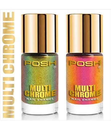 Posh Nail Polish Multi Multichrome Pack of 2 18 mL