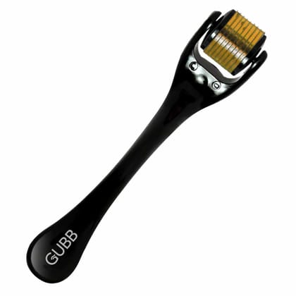 GUBB Derma Roller For Face Acne Scars, Skin Ageing & Hair Regrowth - Reduces Hair Fall | Stimulates Hair Follicles | Suitable for Beard Also | Safe & Effective _ Golden GUBB Derma Roller For Face Acne Scars, Skin Ageing & Hair Regrowth - Reduces Hair Fall | Stimulates Hair Follicles | Suitable for Beard Also | Safe & Effective _ Golden