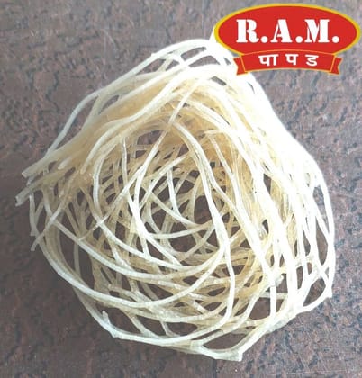 Ram Papad Rava Kurdai (200g) | Authentic Maharashtrian Semolina Fryums Crunchy Sun Dried Snack Ready to Fry Gold Fingers Side Dish