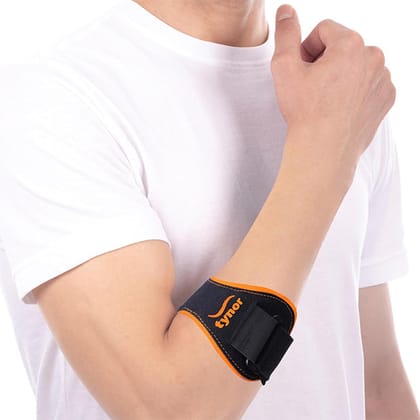 Tynor Tennis/Golfer'S Elbow Support Pro-Orange / Small