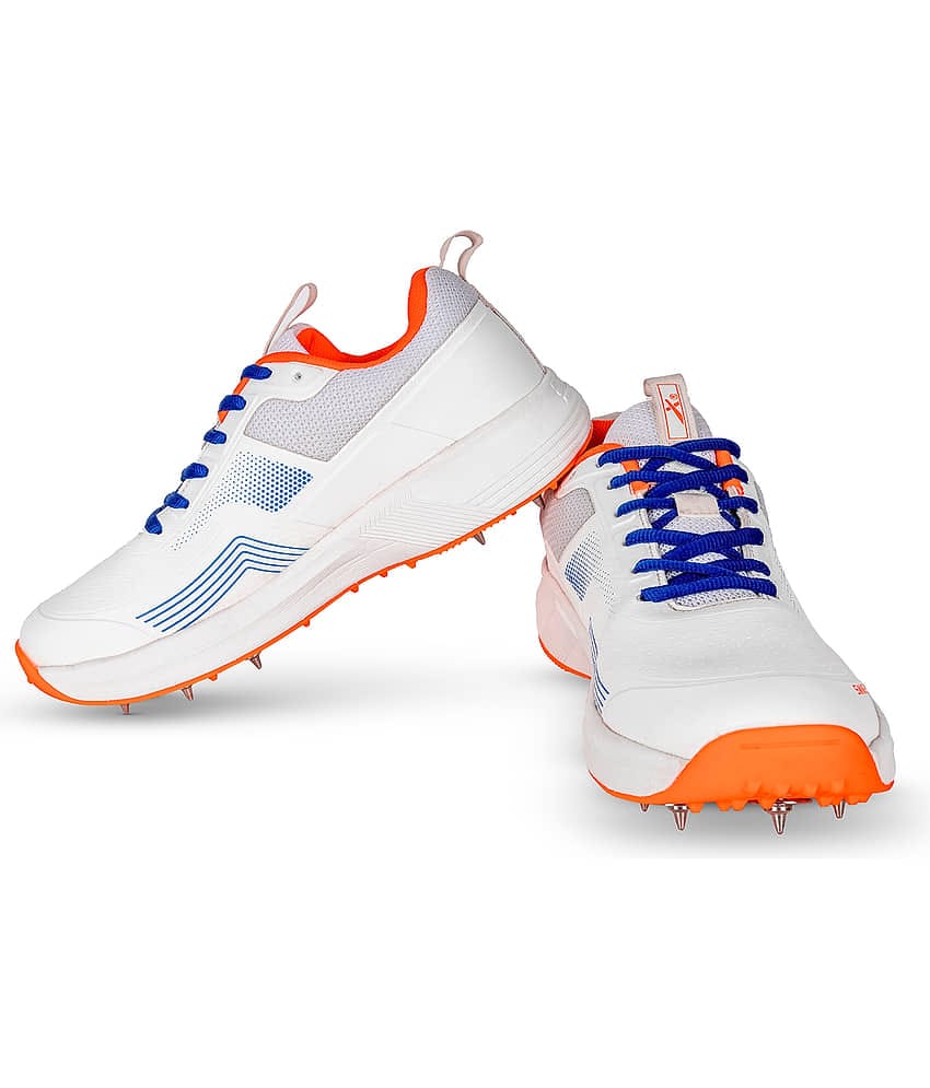 Vector X SWING 2.0 FULL SPIKE Orange Cricket Shoes