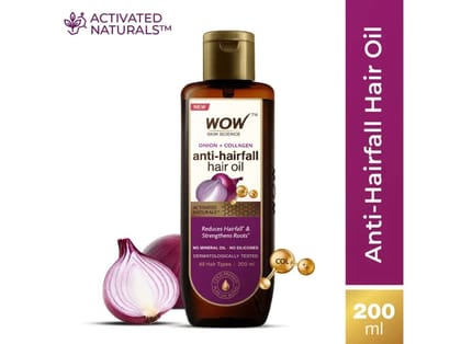 WOW Skin Science Onion Black Seed Hair Oil-200 mL