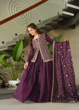 DESIGNER READYMADE TOP-BOTTOM-DUPATTA