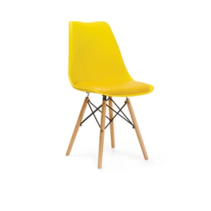 Espresso - Seat & Back In Soft Pu With 16 Gaze of MS Powder Quoted In Wood Finish (CS-Beta)
