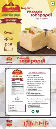 Pineapple Soanpapdi 500 G