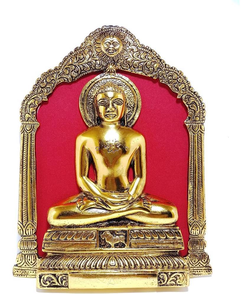 KridayKraft Aluminium Mahaveer Swami Idol ( 3 cm )
