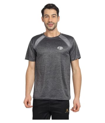 OFF LIMITS Polyester Grey Color Block T-Shirt - None