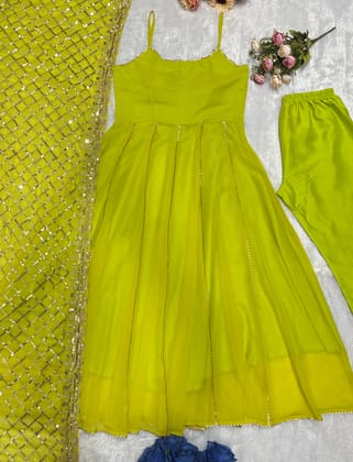Party Wear Designer Gown Pent And Dupatta Party Wear Designer Gown Pent And Dupatta