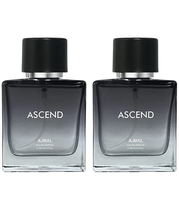 Ajmal 2 Ascend EDP 100ml Long Lasting Perfume for Men & Women Pack Of 2