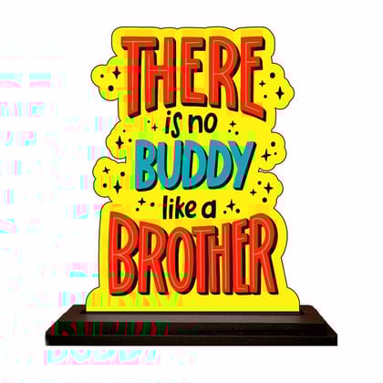 THE MAGICAL GIFTS  THERE IS NO BUDDY LIKE A BROTHER Table top frame for you brother like buddy | 8x8