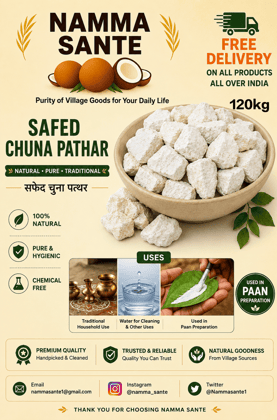 Safed Chuna Patthar, Edible Lime Stone, Paan Chuna Stone, Natural Lime Stone, White Lime Stone 120kg