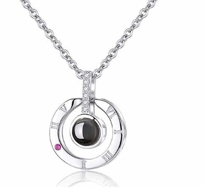 I LOVE YOU IN 100 LANGUAGES NECKLACE-Silver