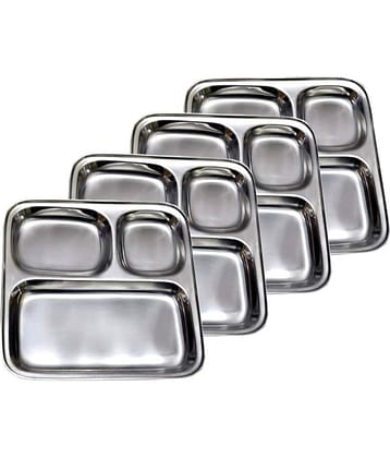 Dynore 4 Pcs Stainless Steel Partition Plate