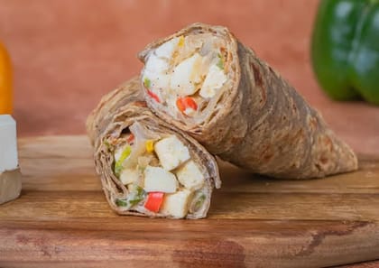 Mughlai Paneer Kathi Roll - Protein Rich