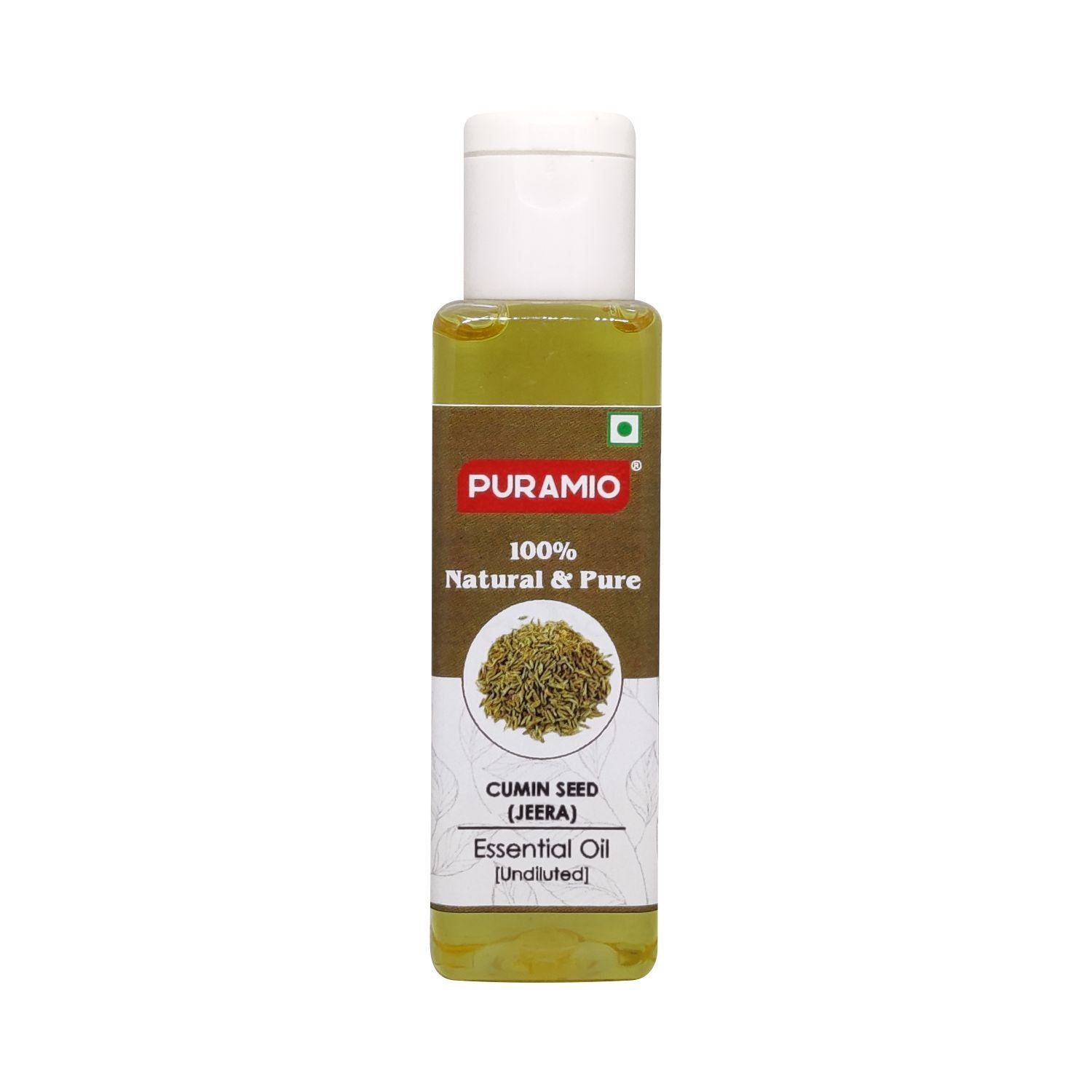 Puramio Cumin Seed (Jeera) Essential Oil (Undiluted) 100% Natural & Pure, 30 ml