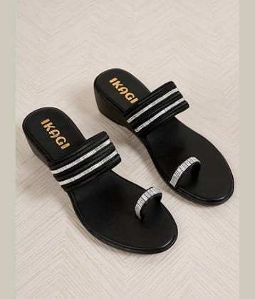 IKAGI Black Women's Flats