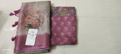 Exquisite Red Silk Saree with Intricate Gold Embroidery KEERTHANA TRENDS