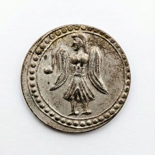 Angel Symbol Zodiac/Rashi, Ancient India old Coin
