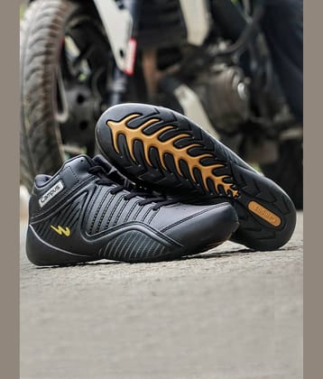 Campus CITY-RIDE Black Men's Sports Running Shoes