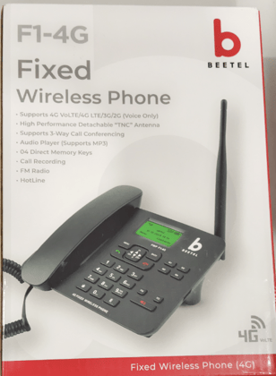 Beetel F1 4G Fixed Cordless Landline Phone,Supports 4G