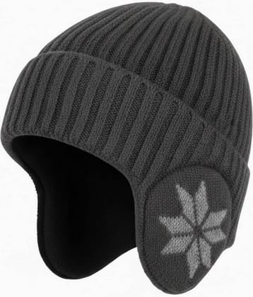 Infispace Blue Woollen Women's Hat ( Pack of 1 )