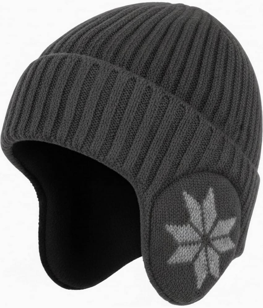 Infispace Blue Woollen Women's Hat ( Pack of 1 )