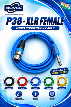 NOVEL P38 - XLR FEMALE CABLE 20 YARD