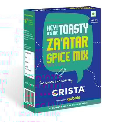 CRISTA Toasty Zaatar Spice Mix, 100 gm CRISTA Toasty Zaatar Spice Mix, 100 gm
