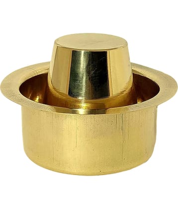 A & H ENTERPRISES - Brass Single Walled Coffee Set 170 ml ( Pack of 1 )