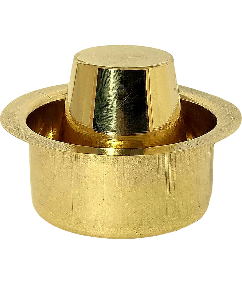 A & H ENTERPRISES - Brass Single Walled Coffee Set 170 ml ( Pack of 1 )